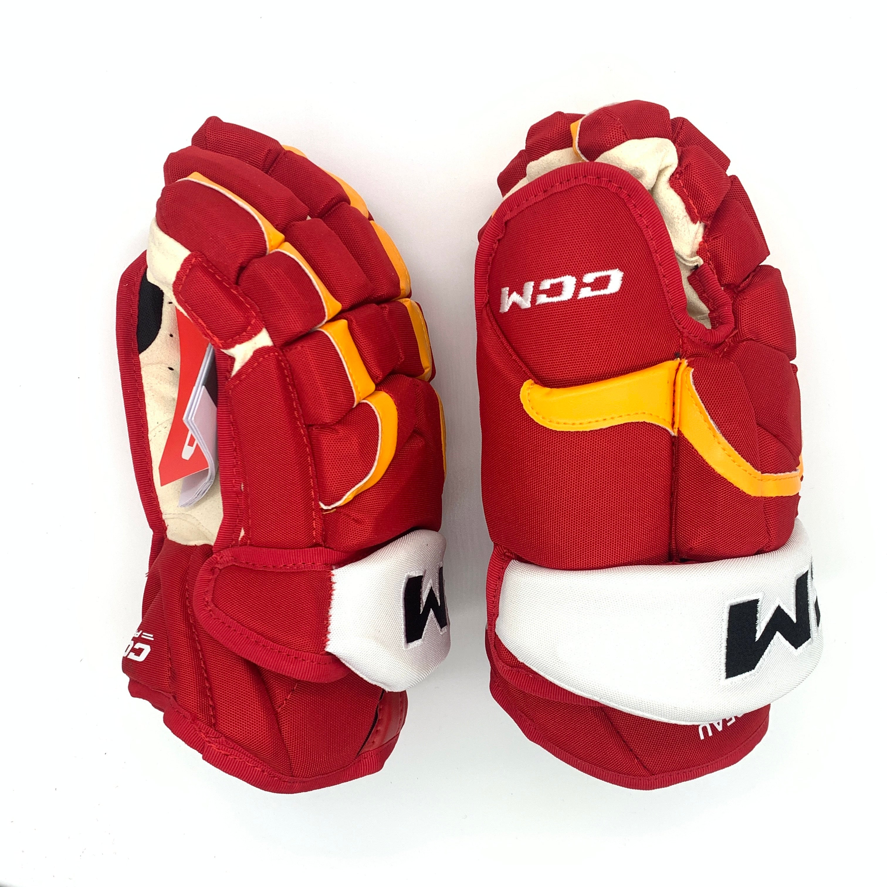 CCM HG12 - Gant NHL Pro Stock - Jonathan Huberdeau (Rouge/Jaune/Blanc)